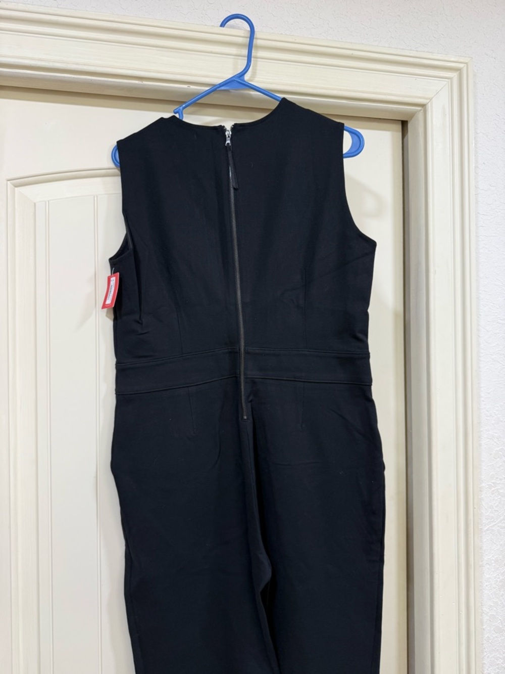 SPANX Black Sleeveless V-Neck Jumpsuit - Picture 4 of 5